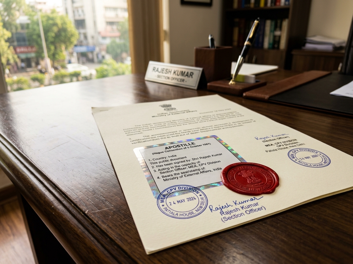 Apostille Attestation Services New Delhi