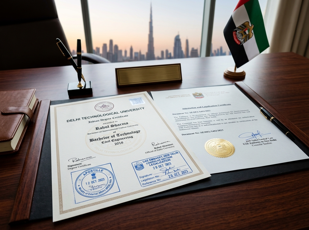 Embassy Attestation for UAE and Dubai Documents